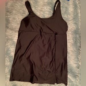 Old Navy sleeveless Black swim dress one piece